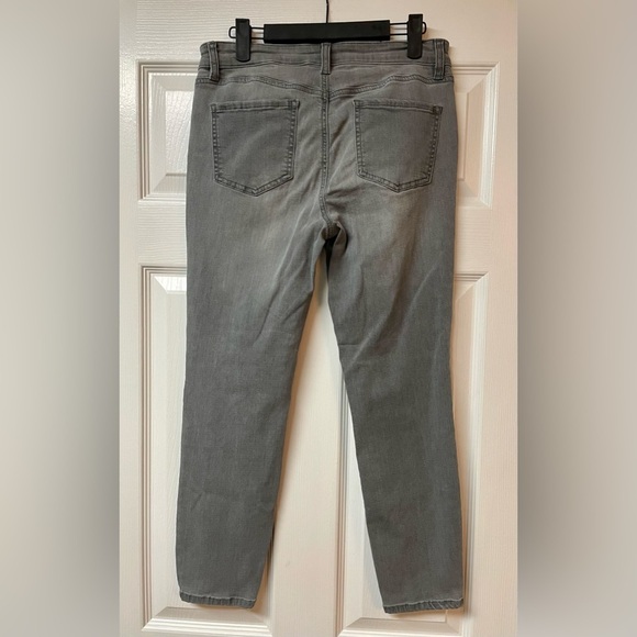 Buffalo David Bitton Aubrey Mid-Rise Super Soft  Jeans Grey Wash Size 6 skinny, - Picture 3 of 10